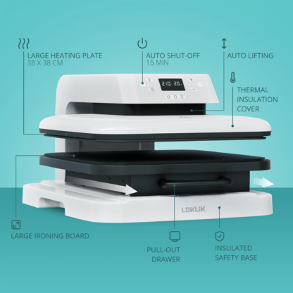 LOKLiK Auto Heat Press - Blå - Bilde 4