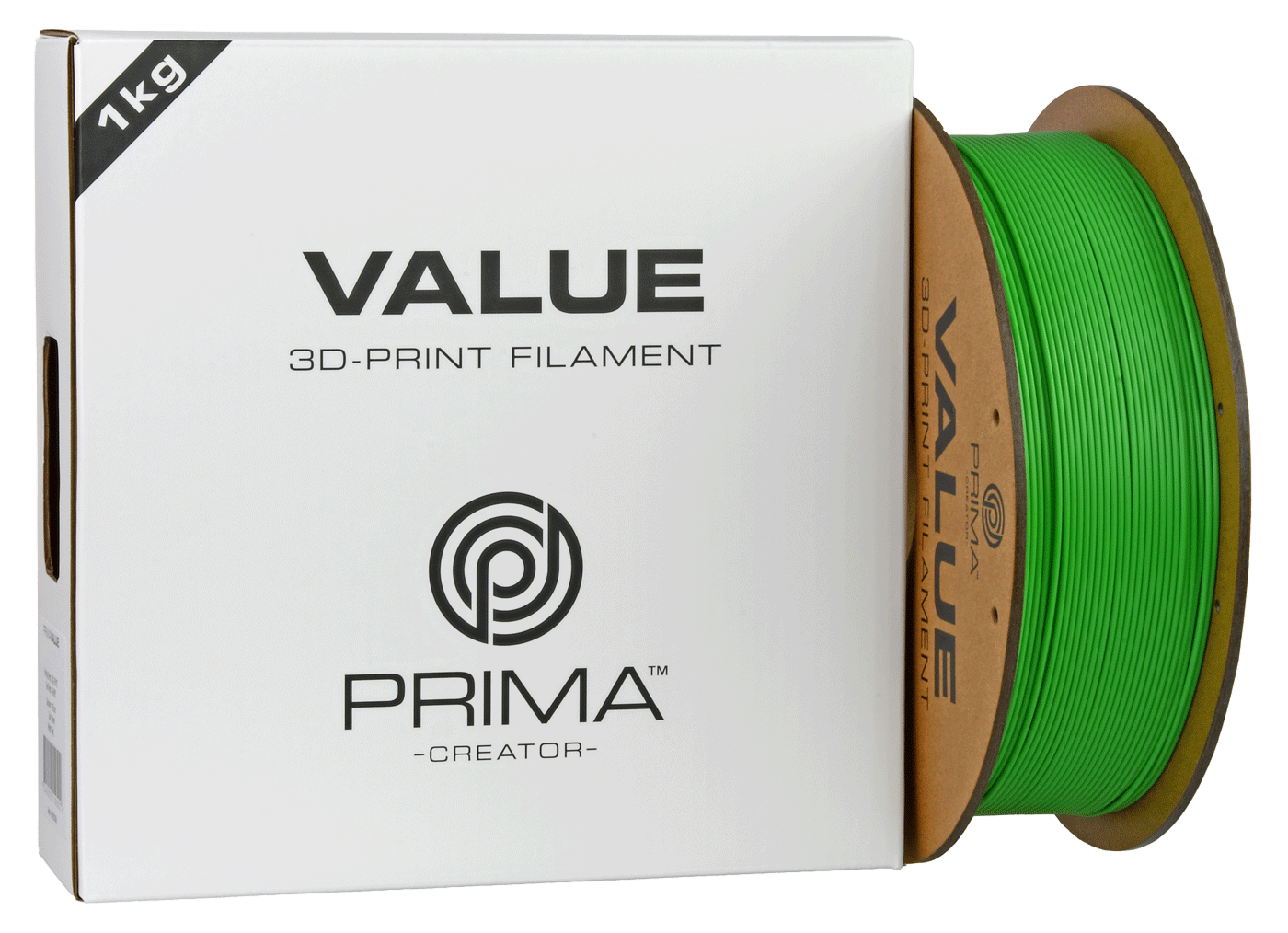 PrimaValue ABS - 1.75mm – 1 kg – Grønn