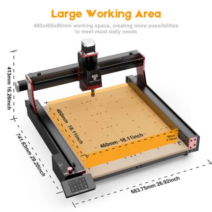 TwoTrees TTC450 Pro CNC Machine - Bilde 4